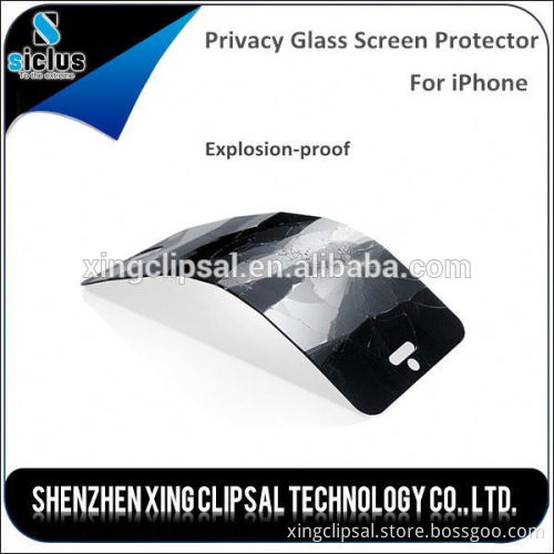 Hot selling 180 degree peep-proof screen protector for iPhone 6 privacy tempered glass screen protector